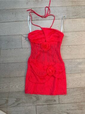 Lovers and Friends Chana Mini Dress in Hot Pink
